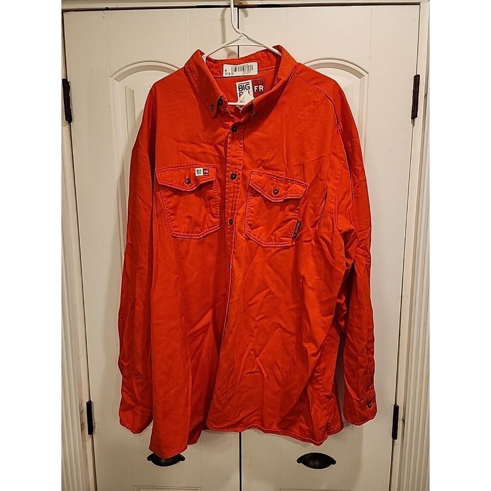 Big Bill Sz 4xl Reg FR Westex Flame Resistant Ultrasoft NFPA 2112 UL Long Sleeve